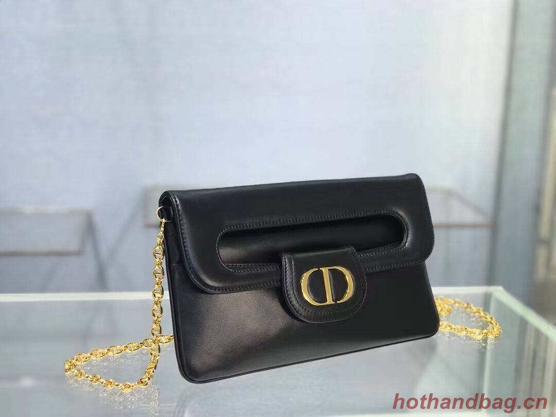 DIOR MEDIUM DIORDOUBLE BAG Black Smooth Calfskin M8641U DIOR MEDIUM DIORDOUBLE BAG Black Smooth Calfskin M8641U