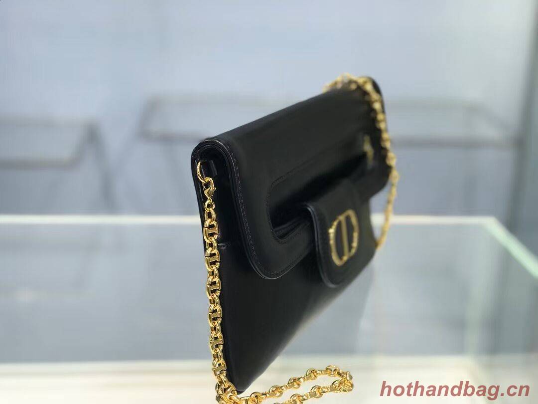 DIOR MEDIUM DIORDOUBLE BAG Black Smooth Calfskin M8641U DIOR MEDIUM DIORDOUBLE BAG Black Smooth Calfskin M8641U