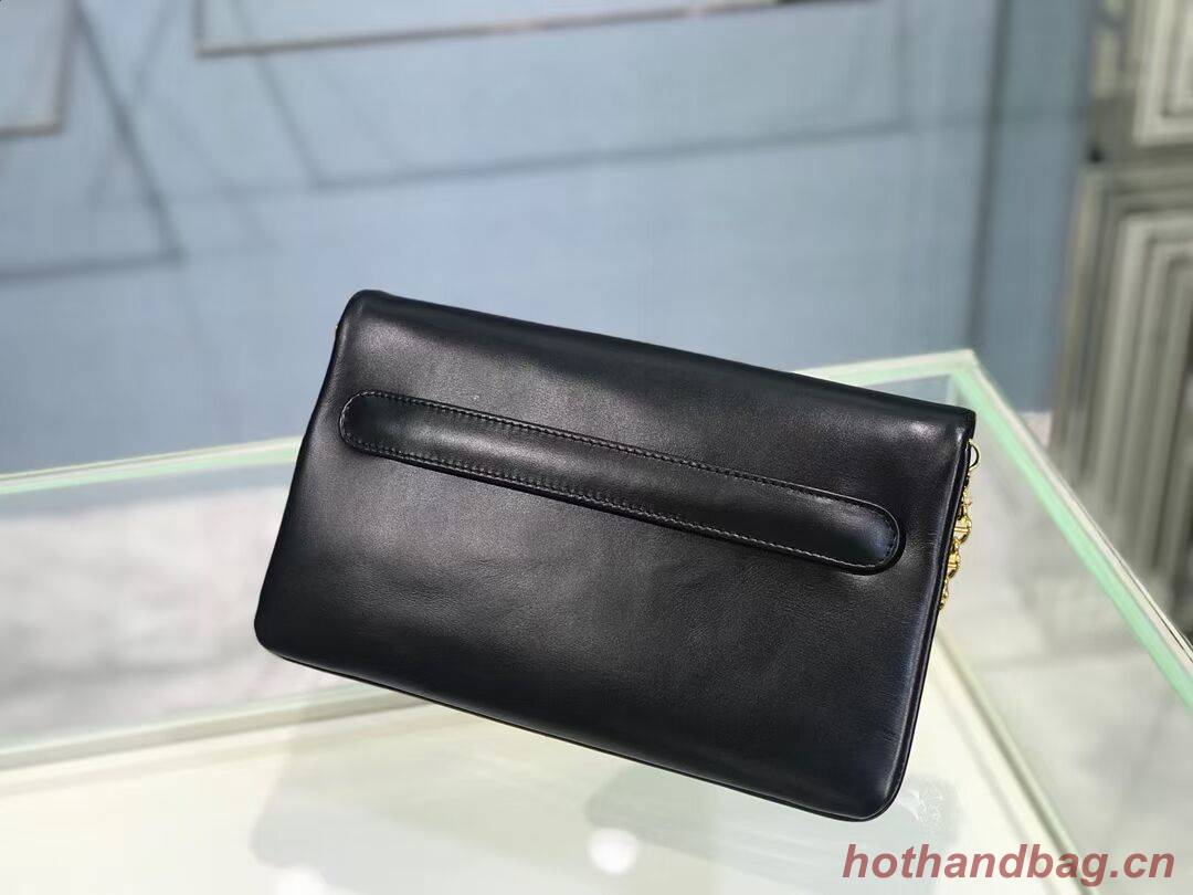 DIOR MEDIUM DIORDOUBLE BAG Black Smooth Calfskin M8641U DIOR MEDIUM DIORDOUBLE BAG Black Smooth Calfskin M8641U