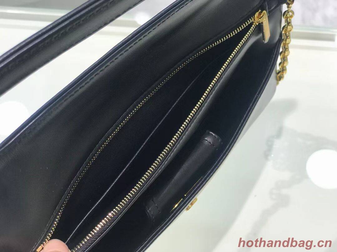DIOR MEDIUM DIORDOUBLE BAG Black Smooth Calfskin M8641U DIOR MEDIUM DIORDOUBLE BAG Black Smooth Calfskin M8641U
