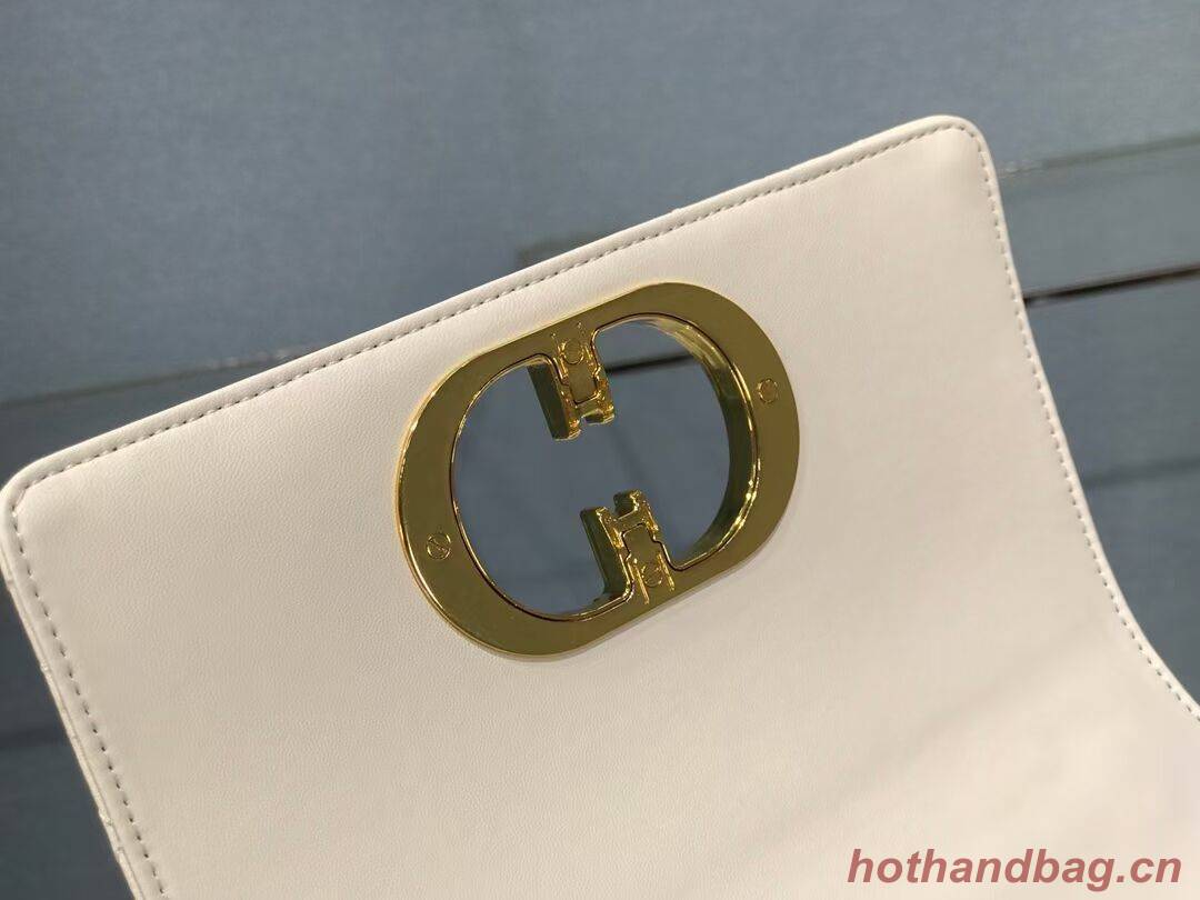Dior SMALL DIOR CARO BAG Soft Cannage Calfskin M9241 white Dior SMALL DIOR CARO BAG Soft Cannage Calfskin M9241 white