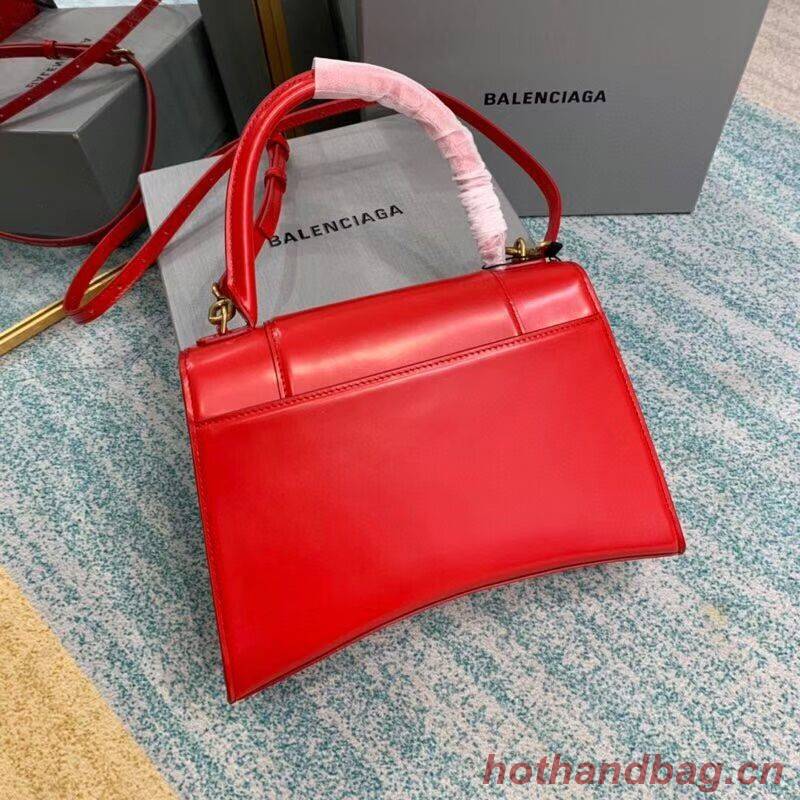 Balenciaga HOURGLASS MEDIUM TOP HANDLE BAG B108892 red Balenciaga HOURGLASS MEDIUM TOP HANDLE BAG B108892 red