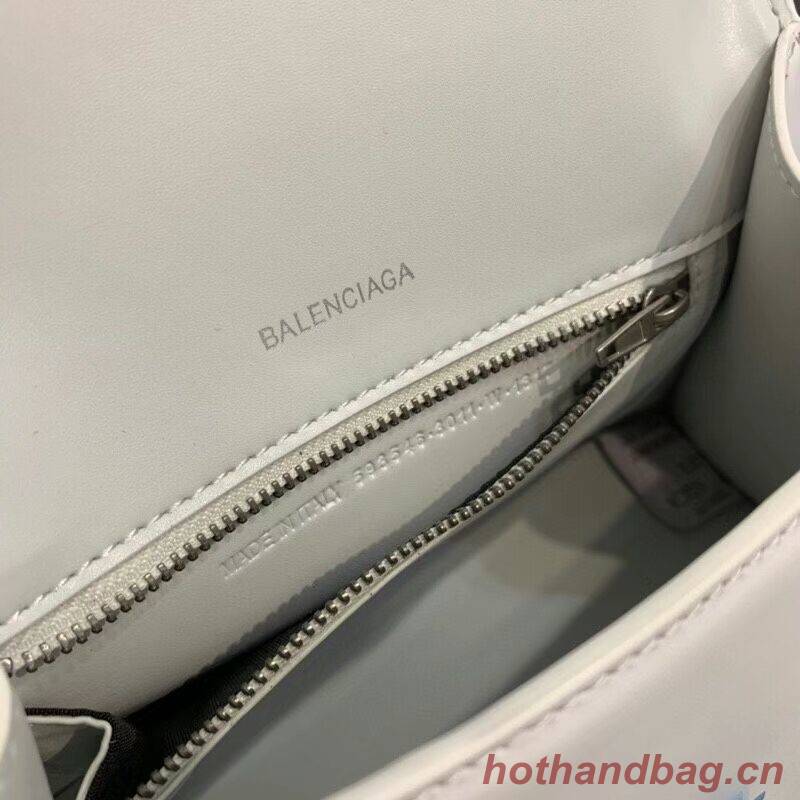 Balenciaga HOURGLASS SMALL TOP HANDLE BAG B108895-1 white Balenciaga HOURGLASS SMALL TOP HANDLE BAG B108895-1 white