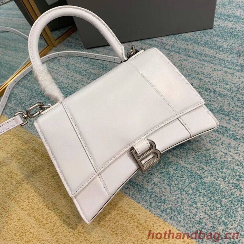 Balenciaga HOURGLASS SMALL TOP HANDLE BAG B108895-1 white Balenciaga HOURGLASS SMALL TOP HANDLE BAG B108895-1 white