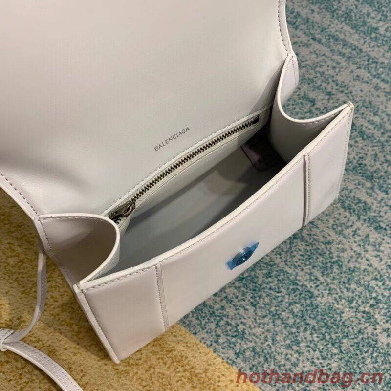 Balenciaga HOURGLASS SMALL TOP HANDLE BAG B108895-1 white Balenciaga HOURGLASS SMALL TOP HANDLE BAG B108895-1 white