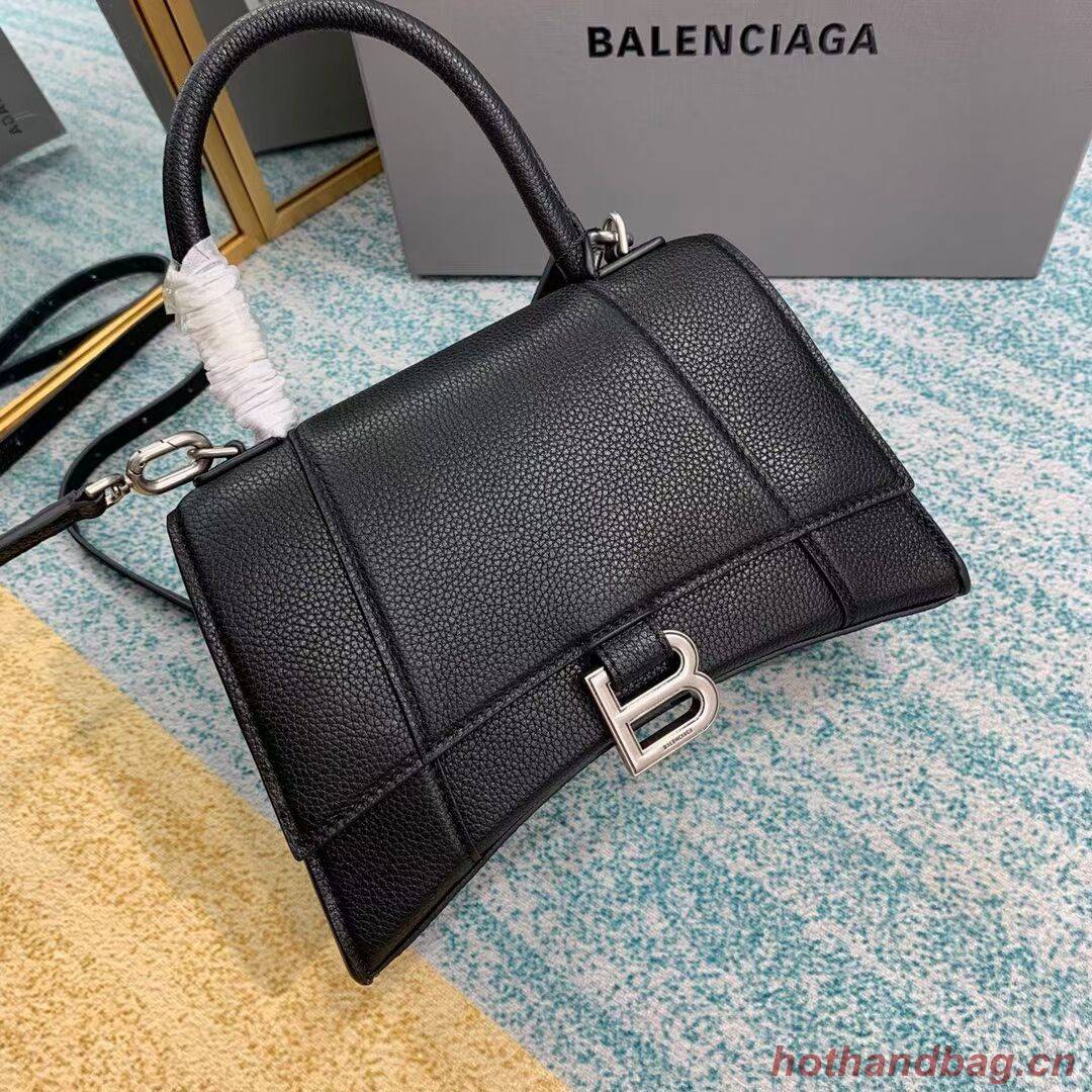 Balenciaga HOURGLASS SMALL TOP HANDLE BAG B108895 black Balenciaga HOURGLASS SMALL TOP HANDLE BAG B108895 black