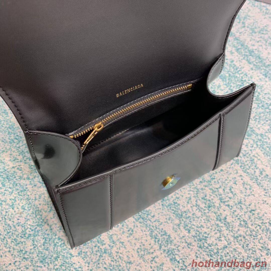 Balenciaga HOURGLASS SMALL TOP HANDLE BAG B108895-1 black Balenciaga HOURGLASS SMALL TOP HANDLE BAG B108895-1 black