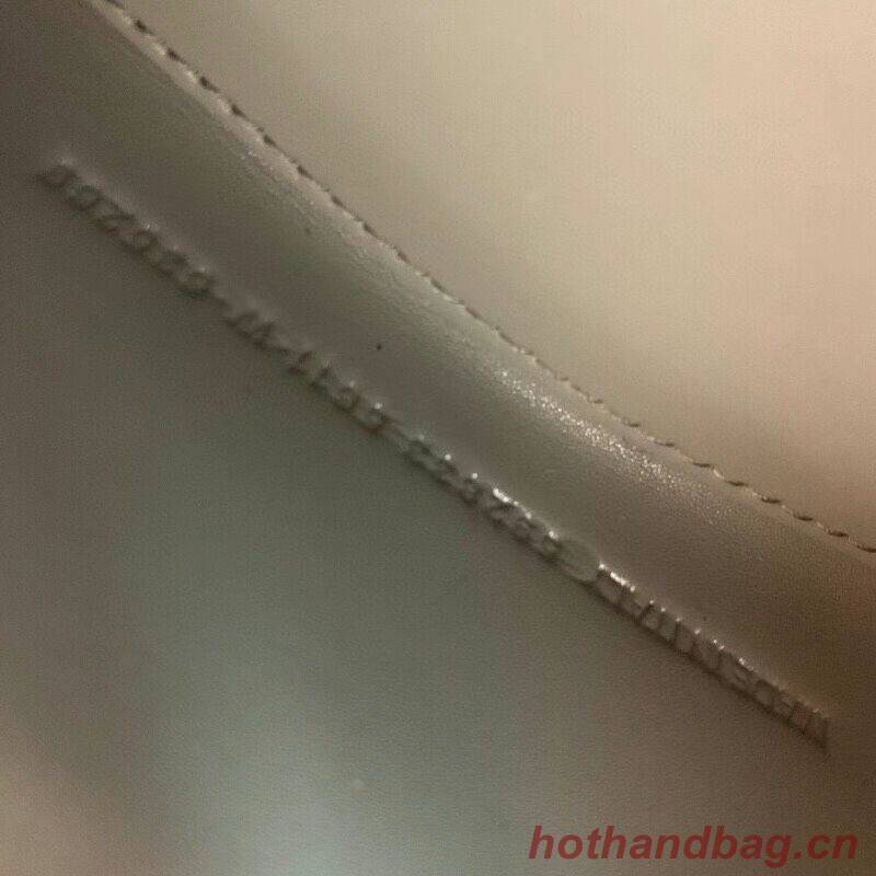 Balenciaga Hourglass XS Top Handle Bag shiny box calfskin 28331 grey Balenciaga Hourglass XS Top Handle Bag shiny box calfskin 28331 grey