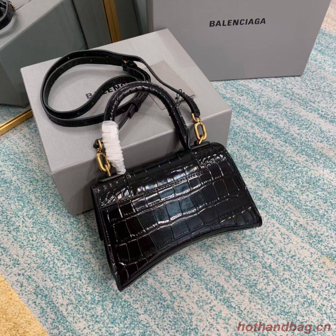 Balenciaga Hourglass XS Top Handle Bag 28331S black Balenciaga Hourglass XS Top Handle Bag 28331S black
