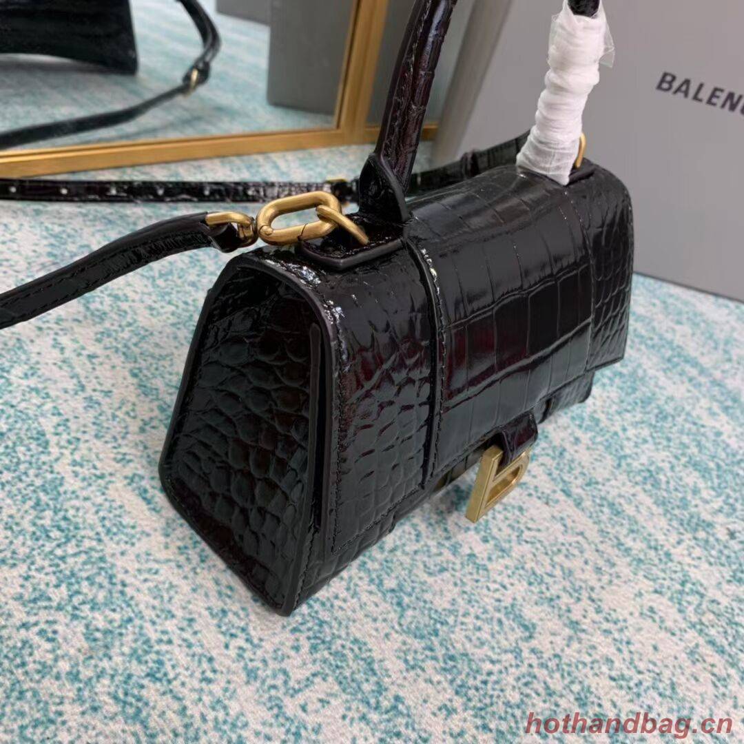 Balenciaga Hourglass XS Top Handle Bag 28331S black Balenciaga Hourglass XS Top Handle Bag 28331S black