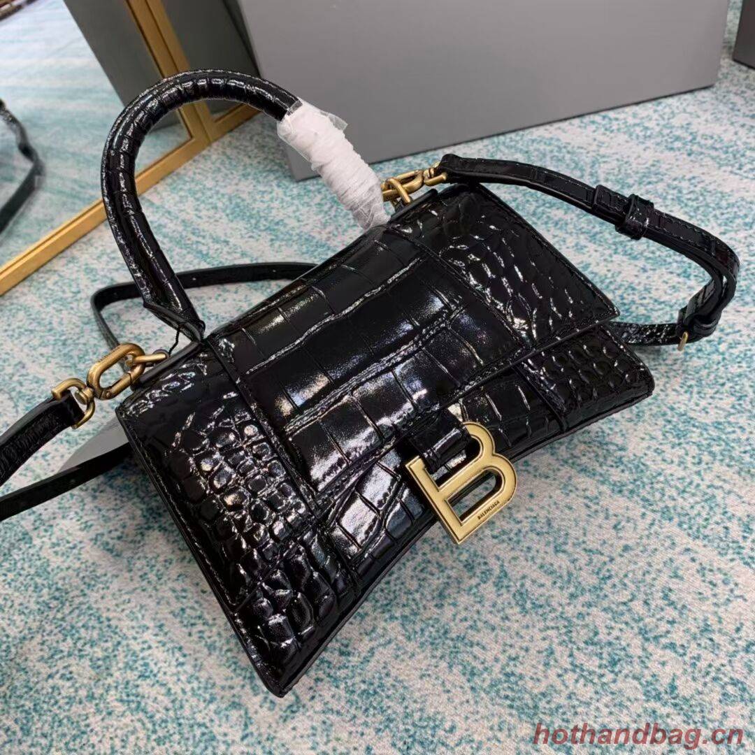 Balenciaga Hourglass XS Top Handle Bag 28331S black Balenciaga Hourglass XS Top Handle Bag 28331S black