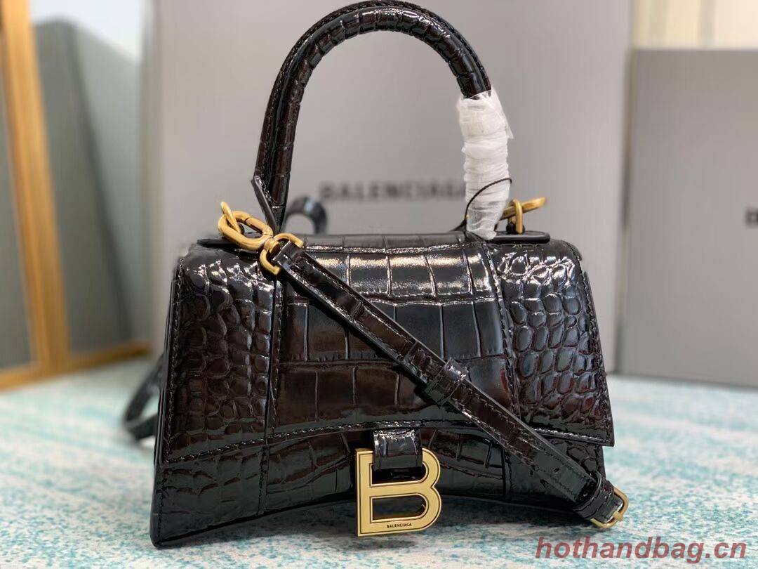 Balenciaga Hourglass XS Top Handle Bag 28331S black Balenciaga Hourglass XS Top Handle Bag 28331S black