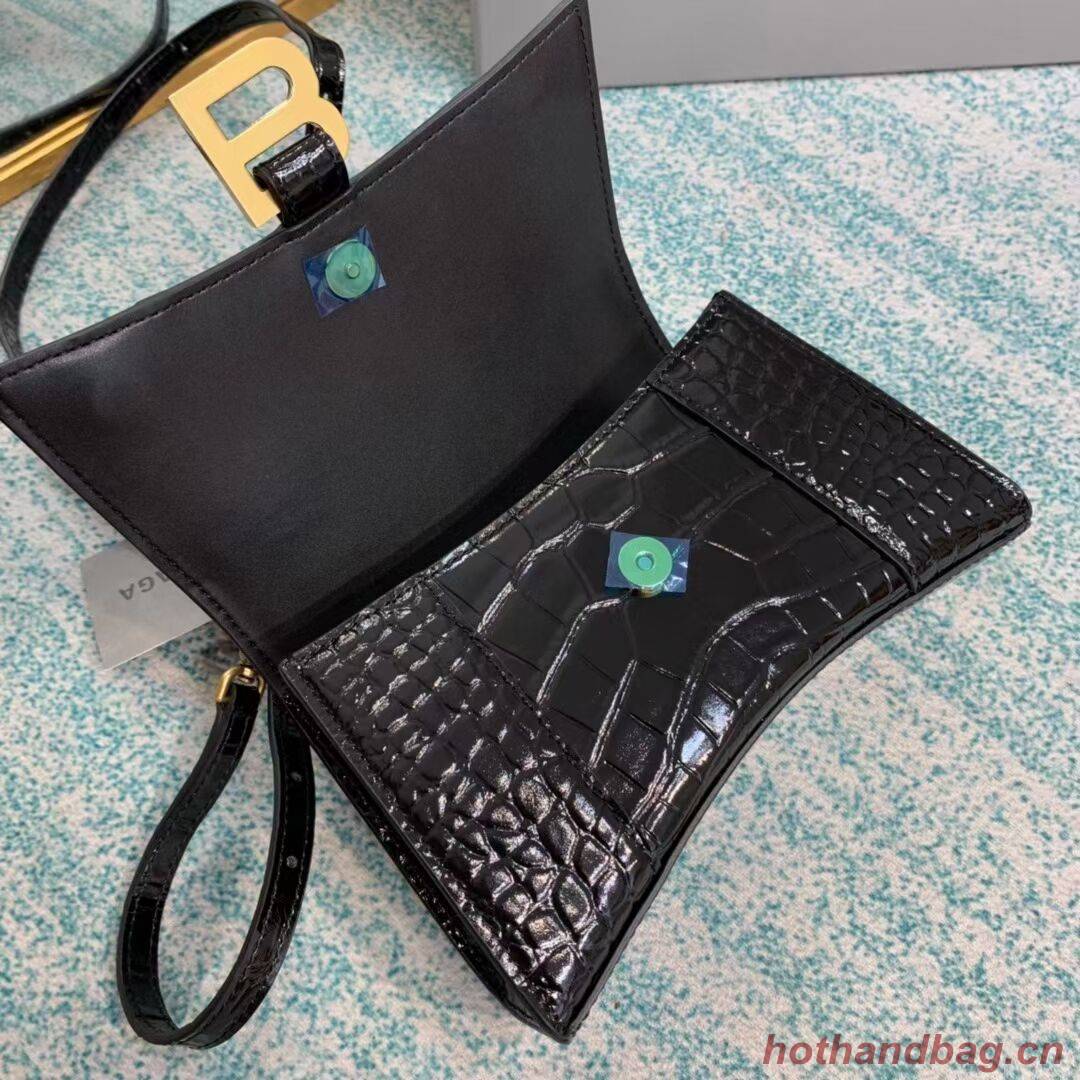 Balenciaga Hourglass XS Top Handle Bag 28331S black Balenciaga Hourglass XS Top Handle Bag 28331S black