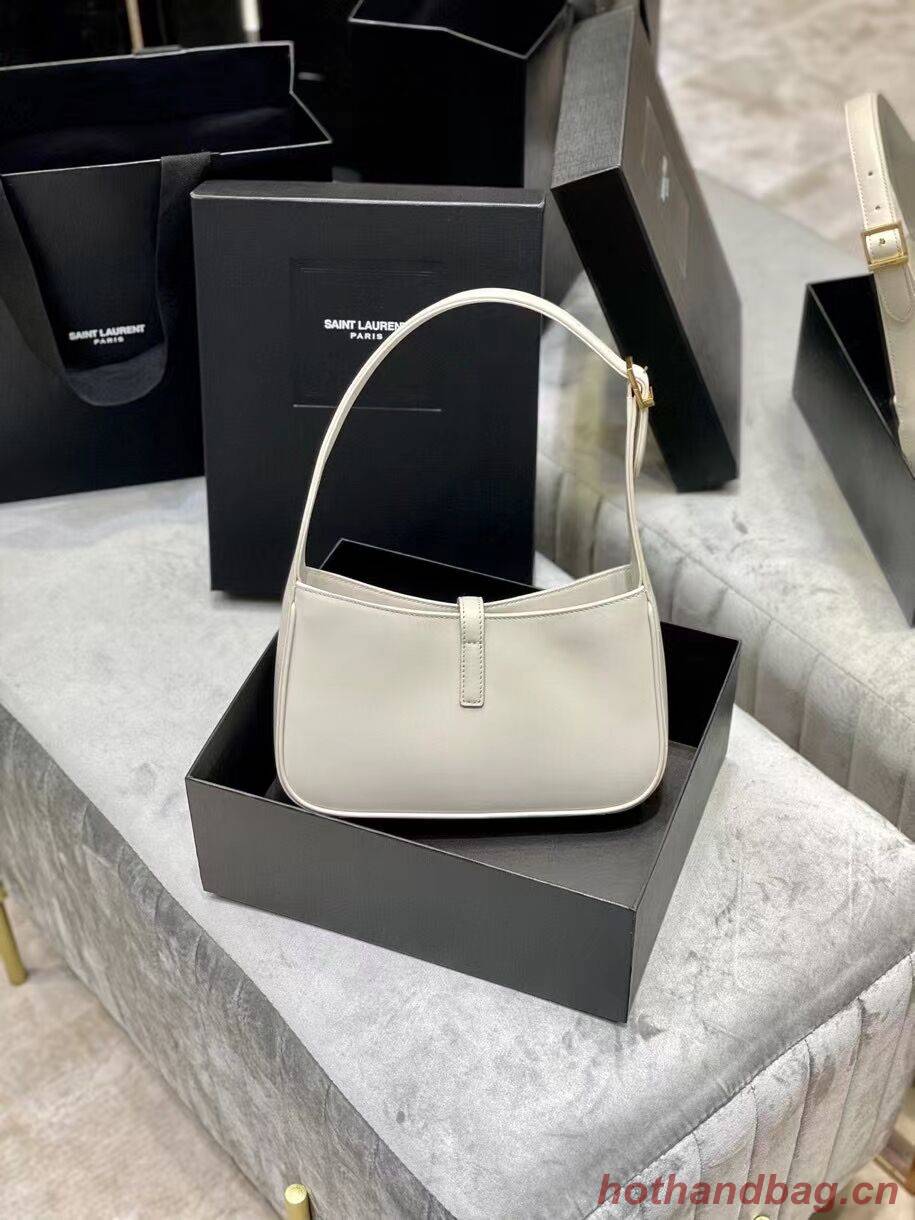 YSL TOP HANDLE BAG IN SHINY LEATHER Y687228 white YSL TOP HANDLE BAG IN SHINY LEATHER Y687228 white