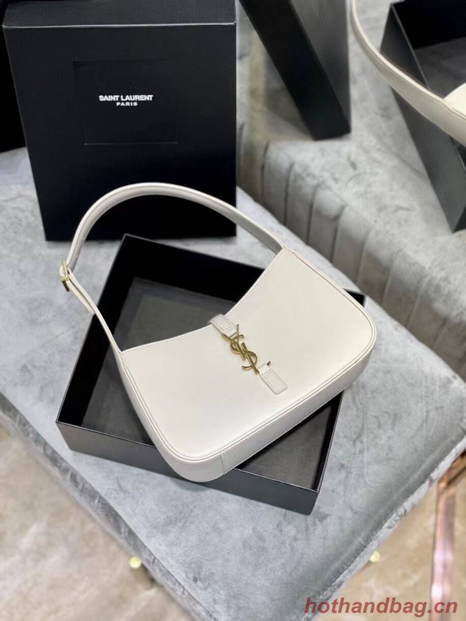YSL TOP HANDLE BAG IN SHINY LEATHER Y687228 white YSL TOP HANDLE BAG IN SHINY LEATHER Y687228 white