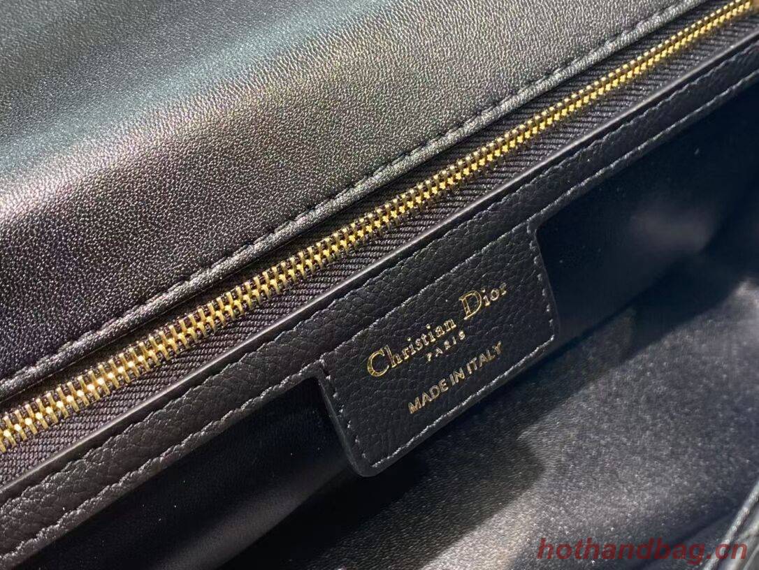 MEDIUM DIOR CARO BAG Soft Cannage Calfskin M9242 black MEDIUM DIOR CARO BAG Soft Cannage Calfskin M9242 black