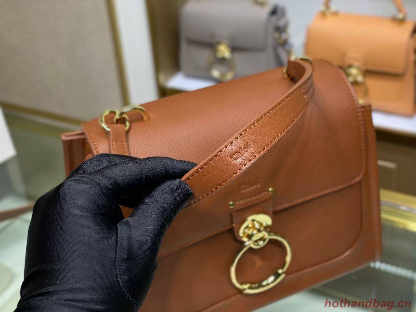 Chloe Original Calfskin Leather Bag C1142L brown Chloe Original Calfskin Leather Bag C1142L brown