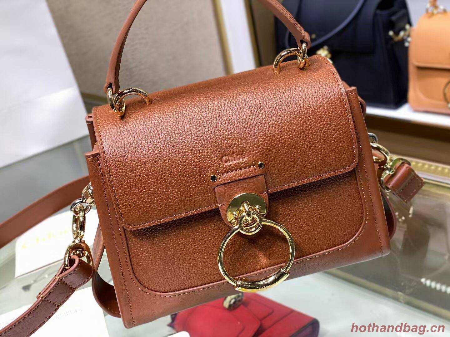 Chloe Original Calfskin Leather Bag C1143S brown Chloe Original Calfskin Leather Bag C1143S brown