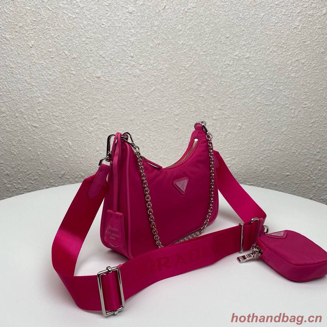 Prada Re-Edition nylon shoulder bag 1BH204 Dark pink Prada Re-Edition nylon shoulder bag 1BH204 Dark pink
