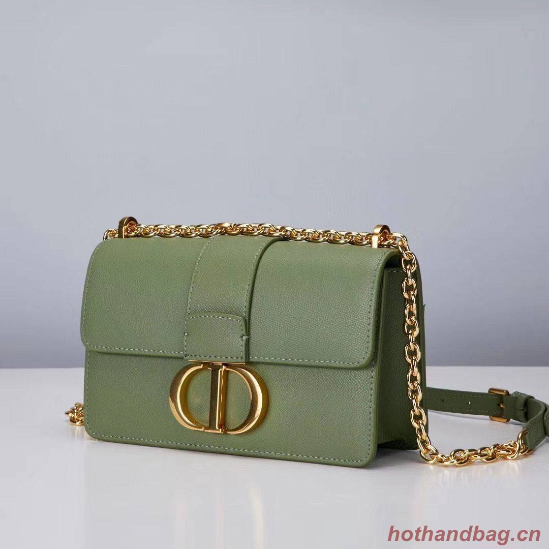DIOR 30 MONTAIGNE BAG Box Calfskin M9203UM Matcha green DIOR 30 MONTAIGNE BAG Box Calfskin M9203UM Matcha green