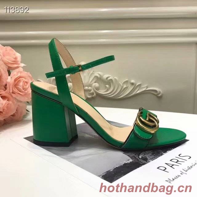Gucci Leather Double G sandal GG1690TX-1 7CM height Gucci Leather Double G sandal GG1690TX-1 7CM height