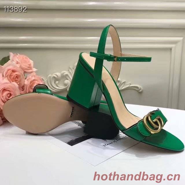 Gucci Leather Double G sandal GG1690TX-1 7CM height Gucci Leather Double G sandal GG1690TX-1 7CM height