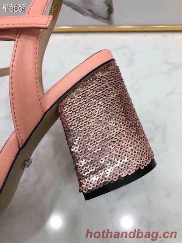 Gucci Leather Double G sandal GG1690TX-2 7CM height Gucci Leather Double G sandal GG1690TX-2 7CM height