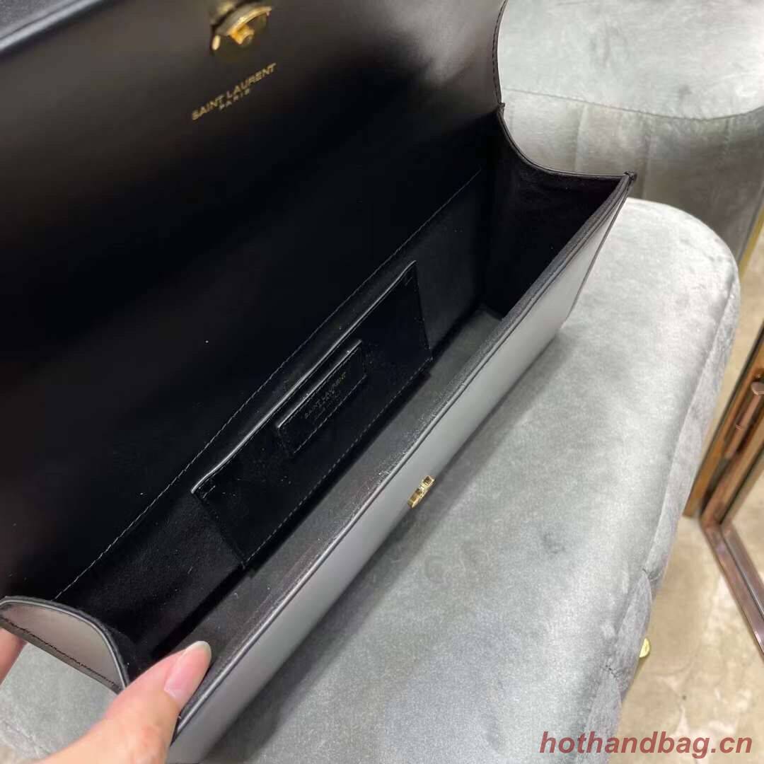 YSL Saint Laurent Medium Kate Bag Y306080 Black Gold hardware YSL Saint Laurent Medium Kate Bag Y306080 Black Gold hardware