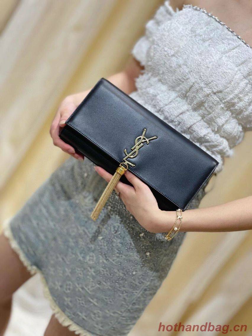 YSL Saint Laurent Medium Kate Bag Y306080 Black Gold hardware YSL Saint Laurent Medium Kate Bag Y306080 Black Gold hardware