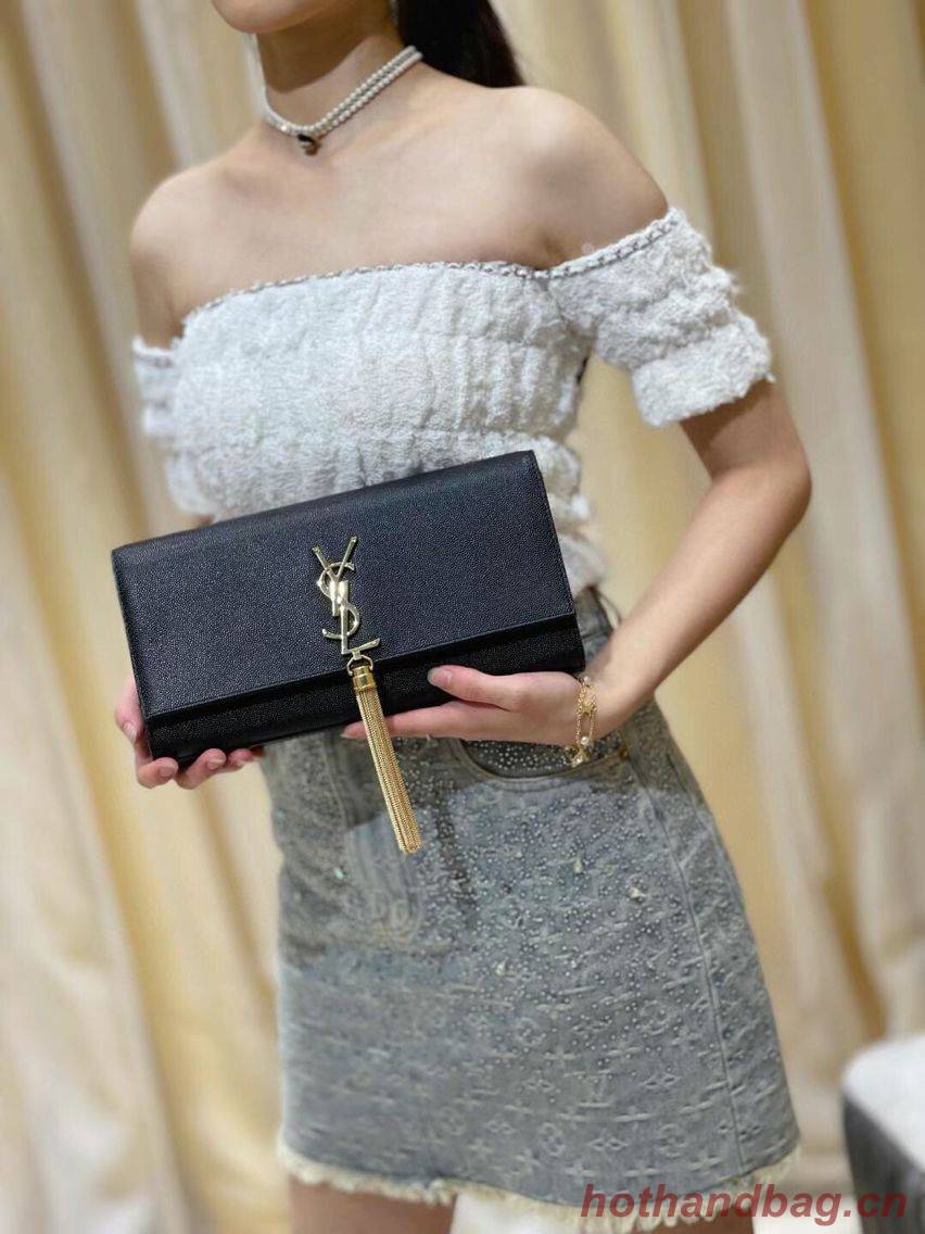 YSL Saint Laurent Medium Kate Bag Y306080 Black gold hardware YSL Saint Laurent Medium Kate Bag Y306080 Black gold hardware