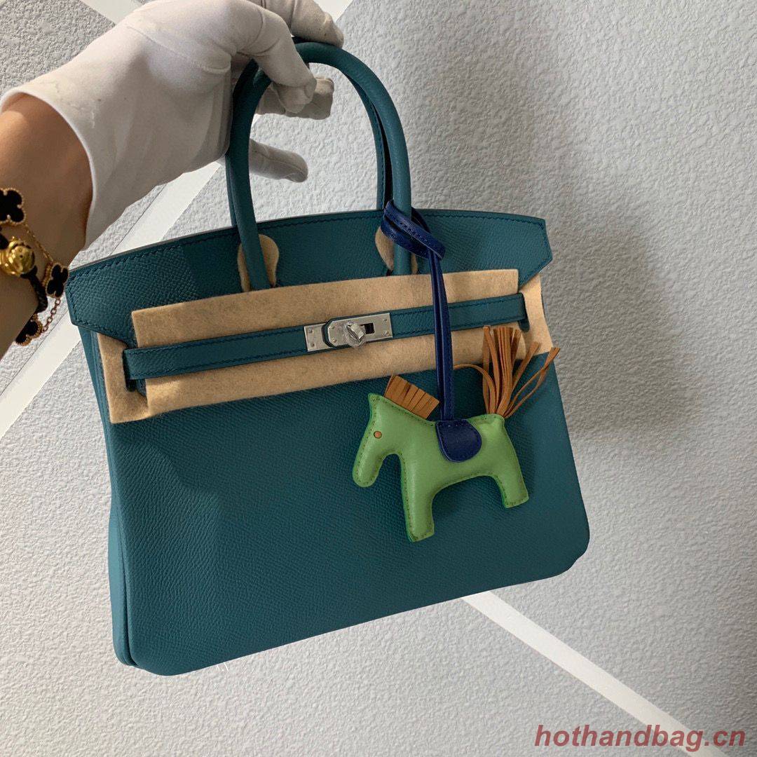 Hermes Birkin 25CM Epsom Bag Original Leather H25E Dark Green Hermes Birkin 25CM Epsom Bag Original Leather H25E Dark Green