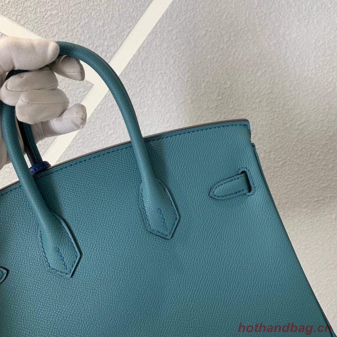 Hermes Birkin 25CM Epsom Bag Original Leather H25E Dark Green Hermes Birkin 25CM Epsom Bag Original Leather H25E Dark Green