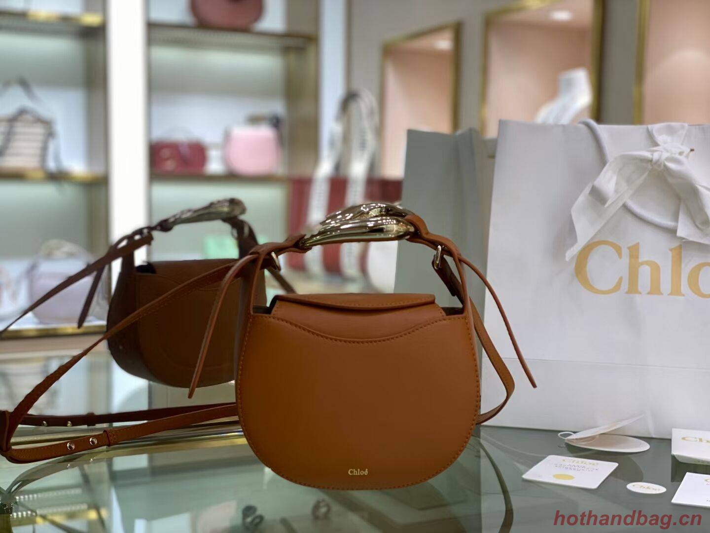 Chloe Original Calfskin Leather Bag 3S1350 brown Chloe Original Calfskin Leather Bag 3S1350 brown