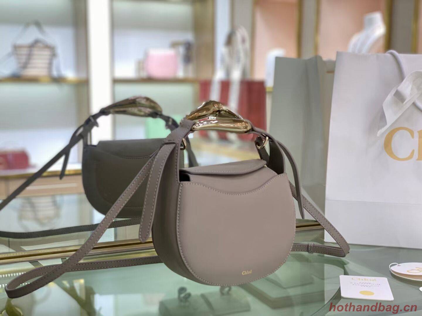 Chloe Original Calfskin Leather Bag 3S1350 grey Chloe Original Calfskin Leather Bag 3S1350 grey