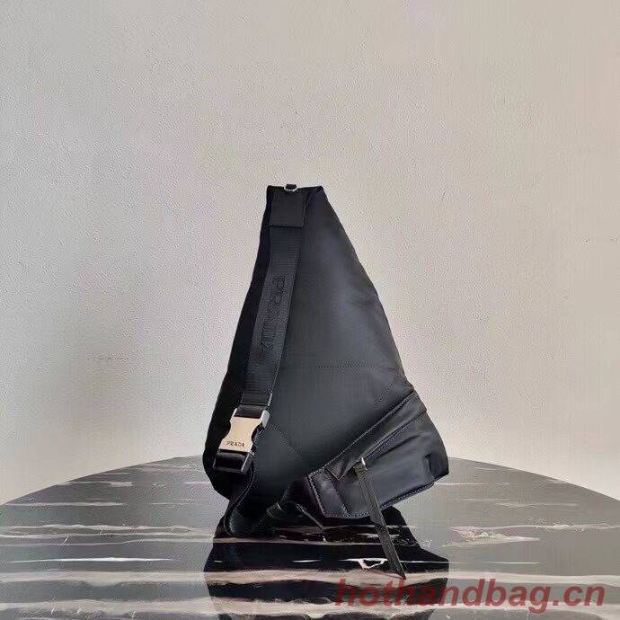 Prada Brushed leather bag 2VH092 black Prada Brushed leather bag 2VH092 black