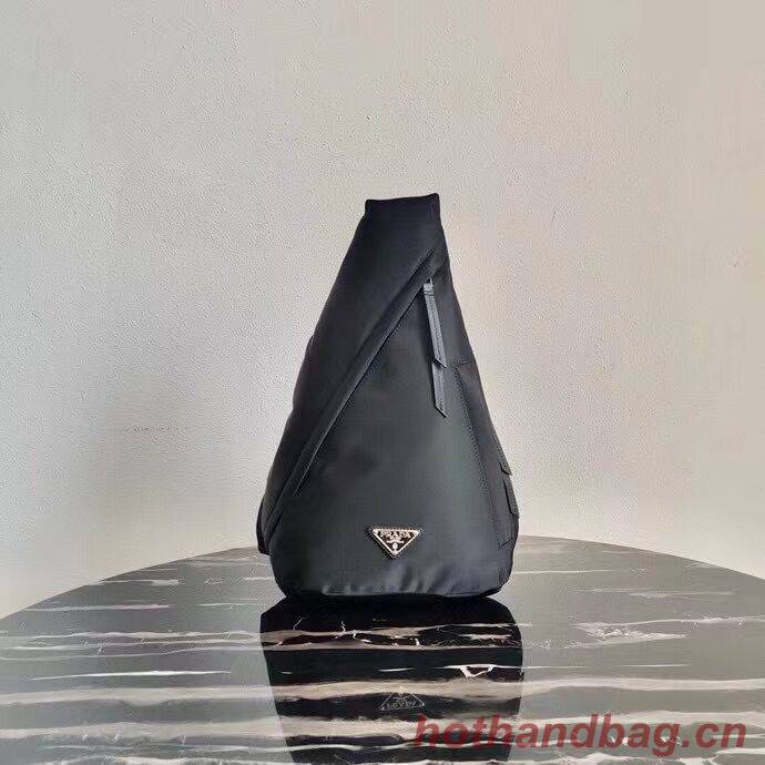 Prada Brushed leather bag 2VH092 black Prada Brushed leather bag 2VH092 black