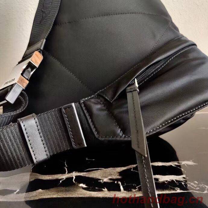 Prada Brushed leather bag 2VH092 black Prada Brushed leather bag 2VH092 black