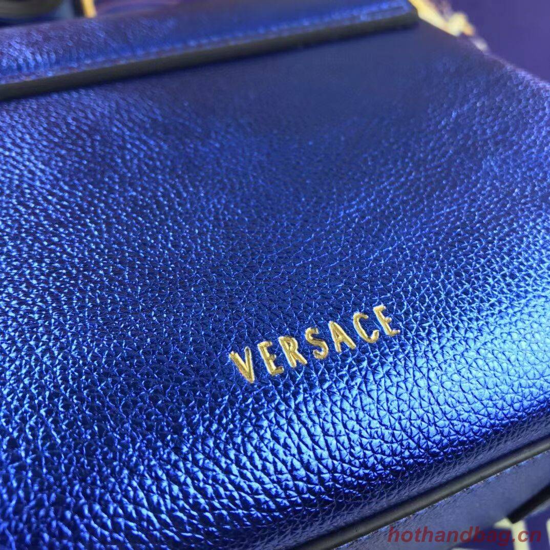 Versace Original Calfskin Leather Bag FS1040 blue Versace Original Calfskin Leather Bag FS1040 blue
