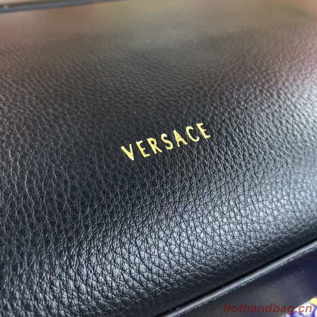 Versace Original large Calfskin Leather Bag FS1042 black Versace Original large Calfskin Leather Bag FS1042 black