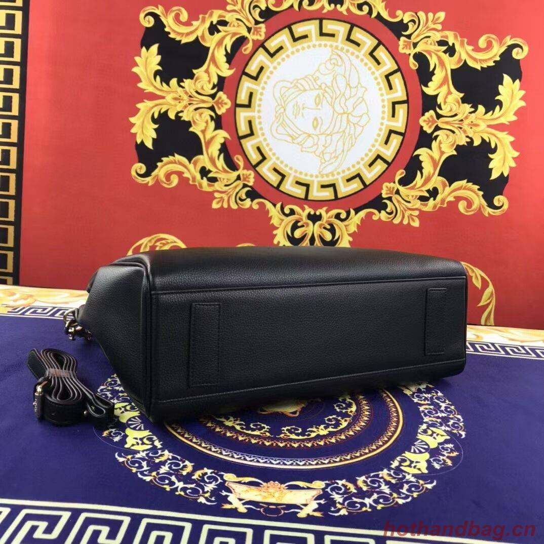 Versace Original large Calfskin Leather Bag FS1042 black Versace Original large Calfskin Leather Bag FS1042 black