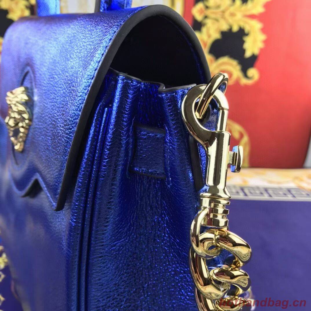 Versace Original medium Calfskin Leather Bag FS1041 blue Versace Original medium Calfskin Leather Bag FS1041 blue