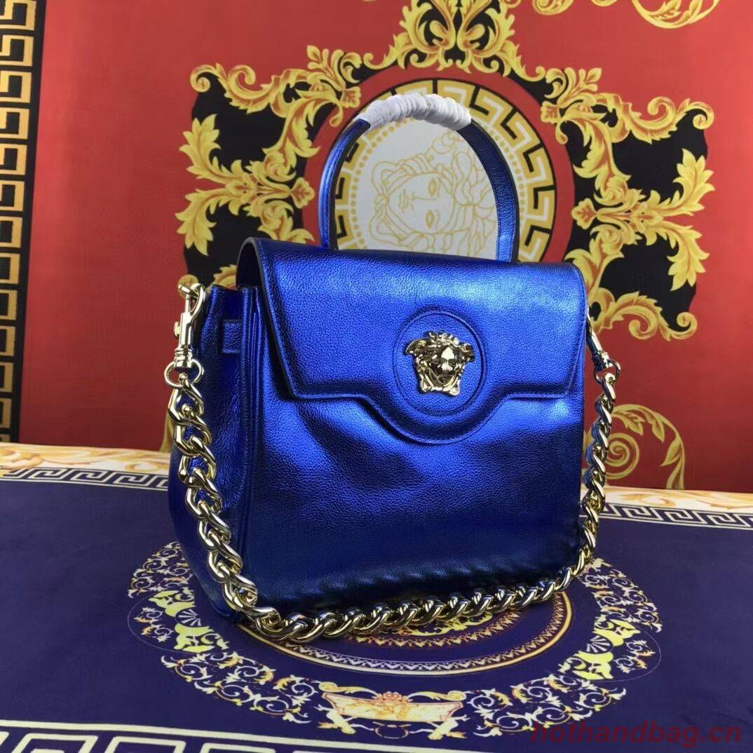 Versace Original medium Calfskin Leather Bag FS1041 blue Versace Original medium Calfskin Leather Bag FS1041 blue