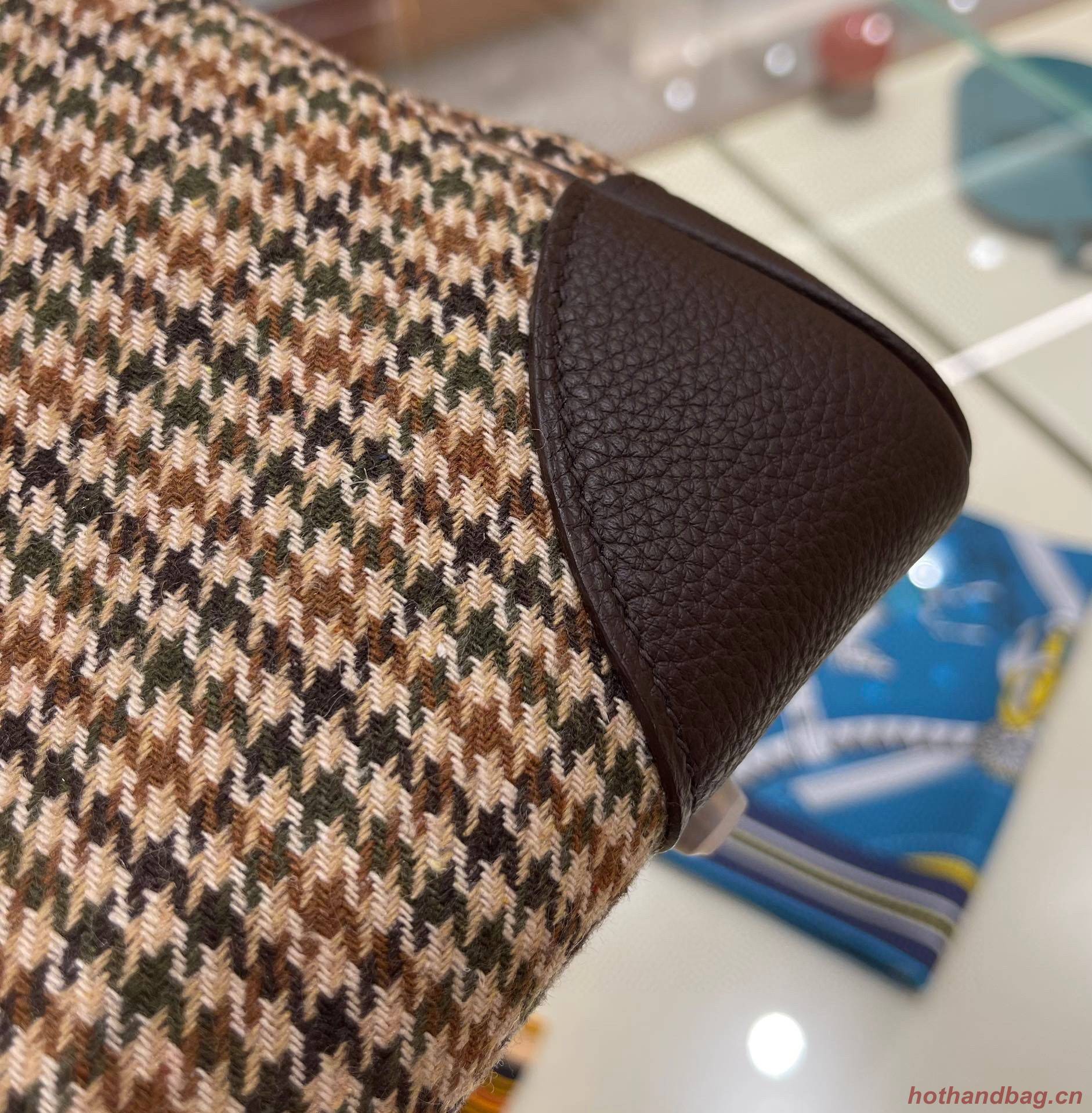 Hermes Birkin Bag Original Leather 30CM OR 35CM 17888 Houndstooth Dark Brown Hermes Birkin Bag Original Leather 30CM OR 35CM 17888 Houndstooth Dark Brown