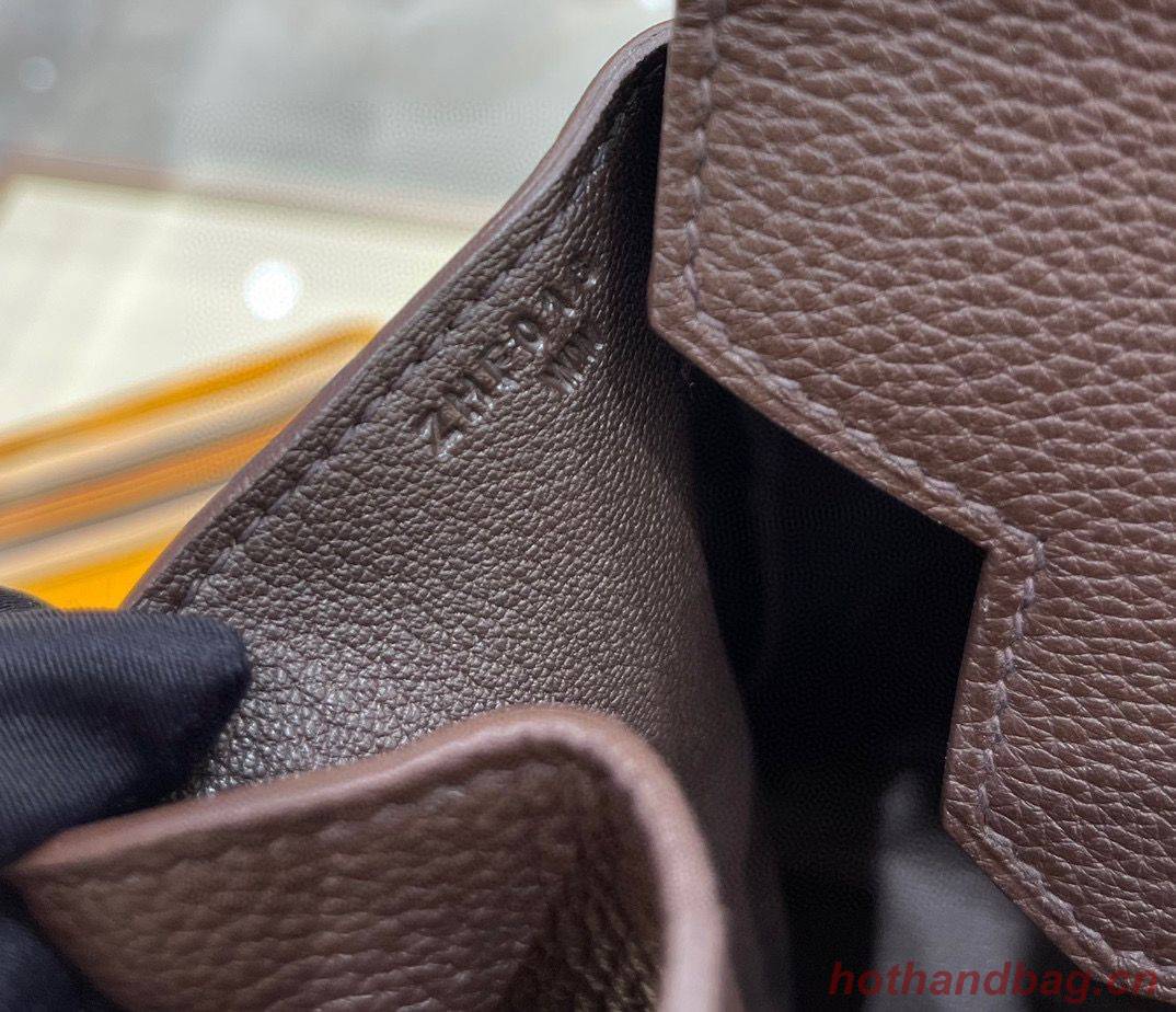 Hermes Birkin Bag Original Leather 30CM OR 35CM 17888 Houndstooth Dark Brown Hermes Birkin Bag Original Leather 30CM OR 35CM 17888 Houndstooth Dark Brown