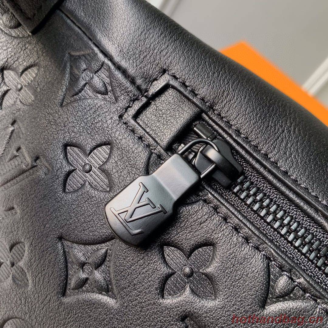Louis Vuitton Monogram Canvas Original Leather Bumbag Beltbag M44388 Black Louis Vuitton Monogram Canvas Original Leather Bumbag Beltbag M44388 Black