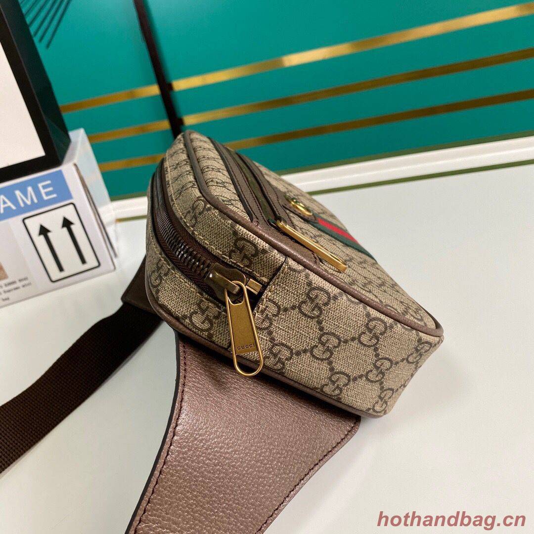 Gucci GG Original GG Leather belt bag 574796 brown Gucci GG Original GG Leather belt bag 574796 brown