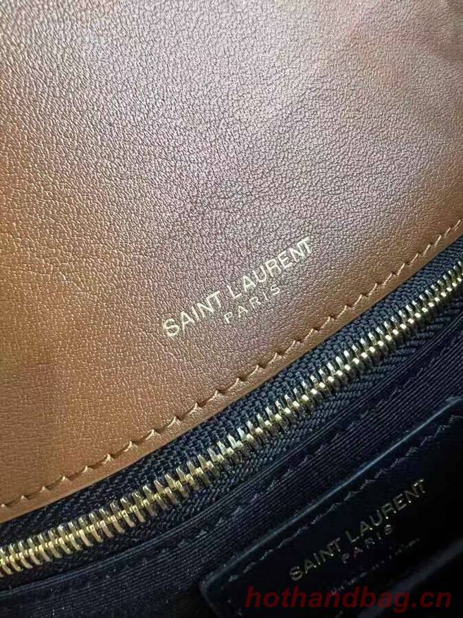 Yves Saint Laurent NIKI MEDIUM IN CRINKLED VINTAGE SUEDE 2782 BROWN Yves Saint Laurent NIKI MEDIUM IN CRINKLED VINTAGE SUEDE 2782 BROWN