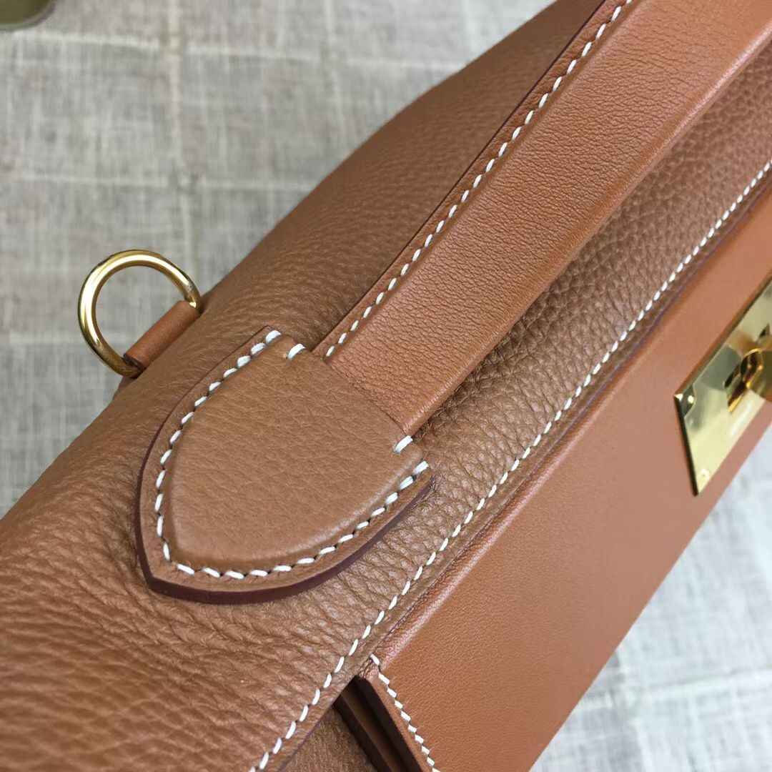 Hermes Kelly Original togo Leather Tote Bag H2424 Brown Hermes Kelly Original togo Leather Tote Bag H2424 Brown
