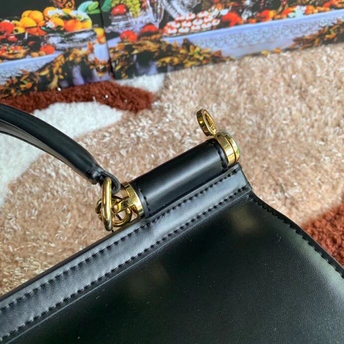 Dolce & Gabbana Origianl Leather Shoulder Bag 5157 black Dolce & Gabbana Origianl Leather Shoulder Bag 5157 black