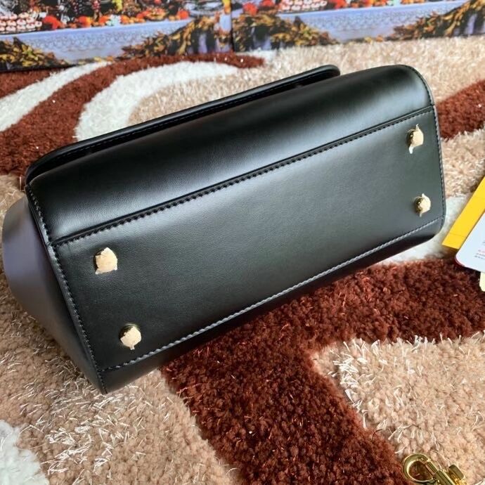 Dolce & Gabbana Origianl Leather Shoulder Bag 5157 black Dolce & Gabbana Origianl Leather Shoulder Bag 5157 black